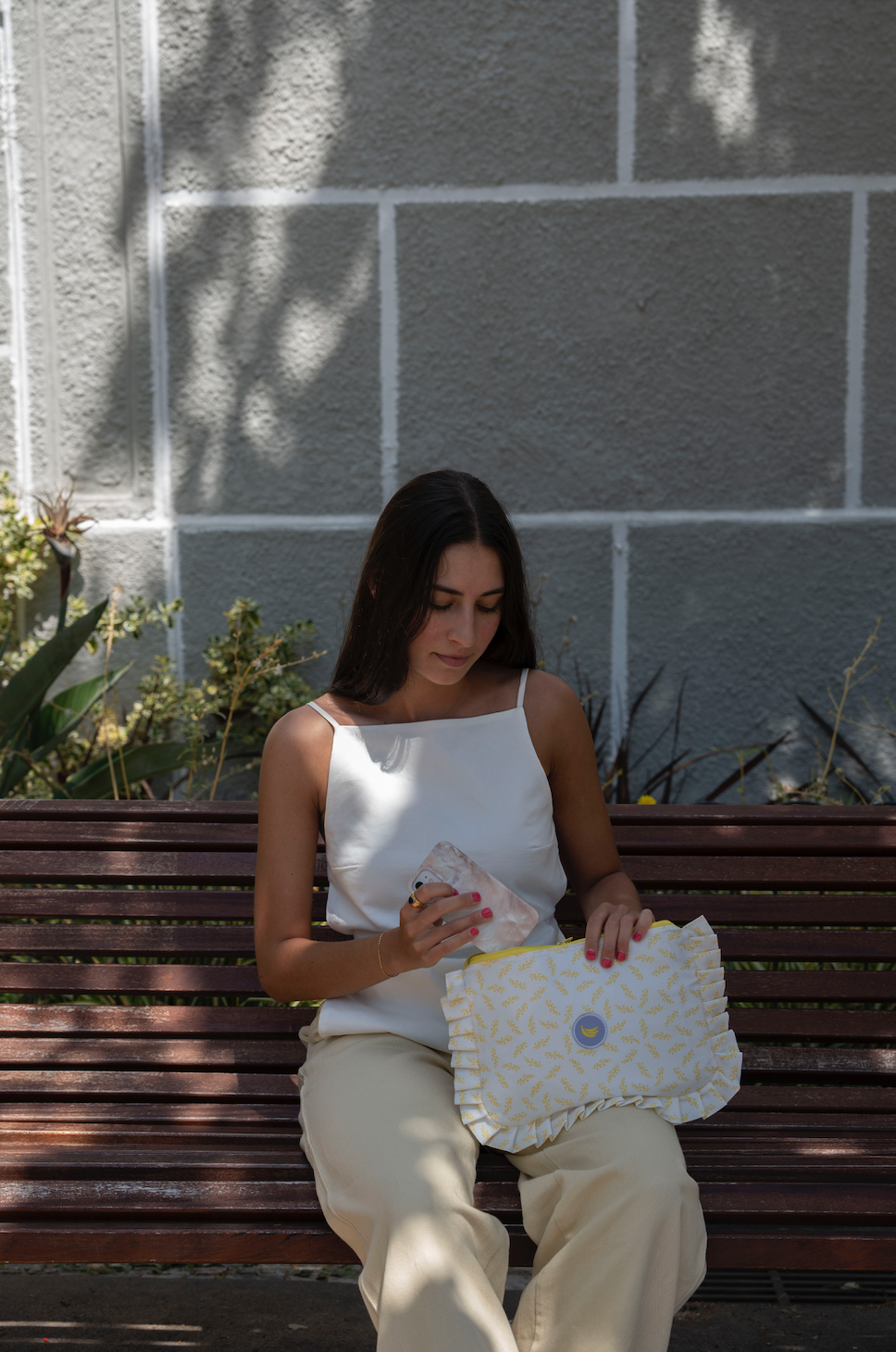 Clutch Bag Julieta in White