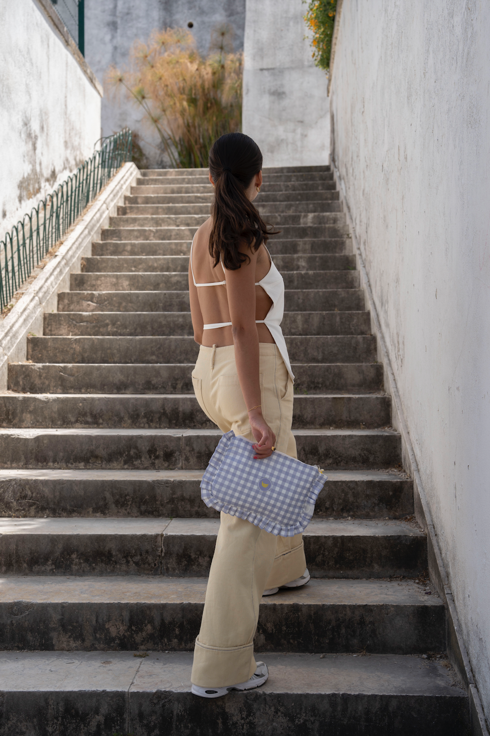 Clutch bag Vichy in Lilac