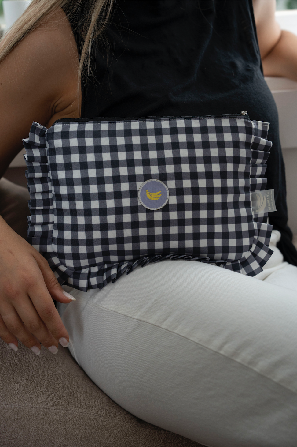 Clutch bag Vichy in Black