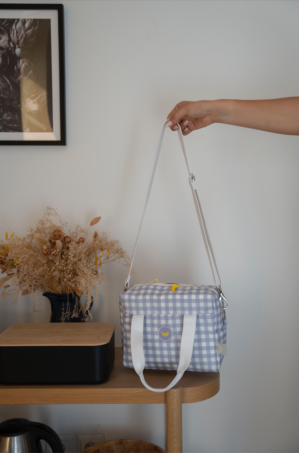 Lunch bag Vichy in Lilac