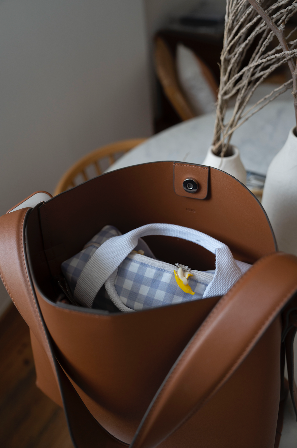 Lunch bag Vichy in Lilac