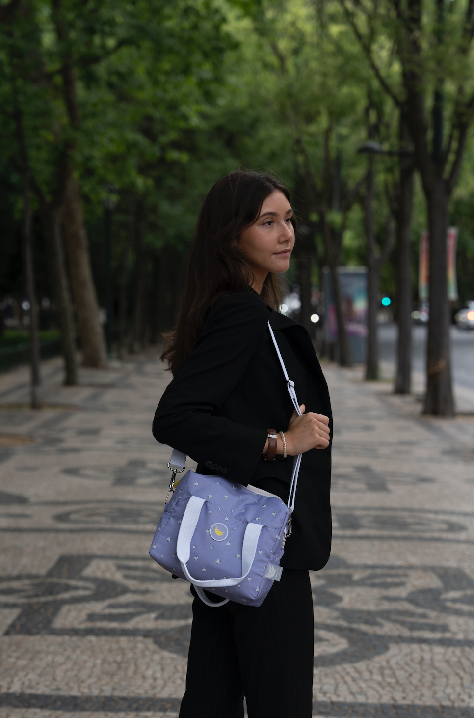 Lunch bag Daisy in Lilac