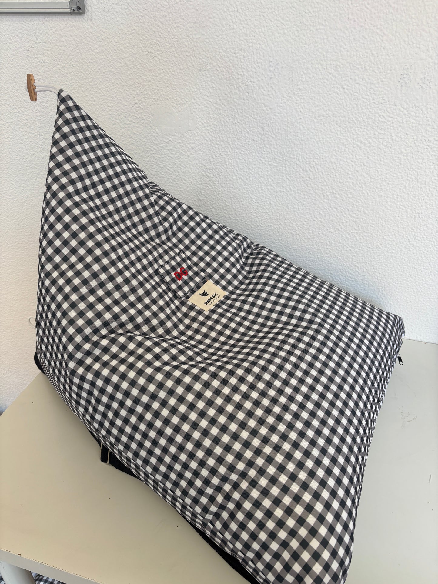 Stormy Check Maxi Pillow