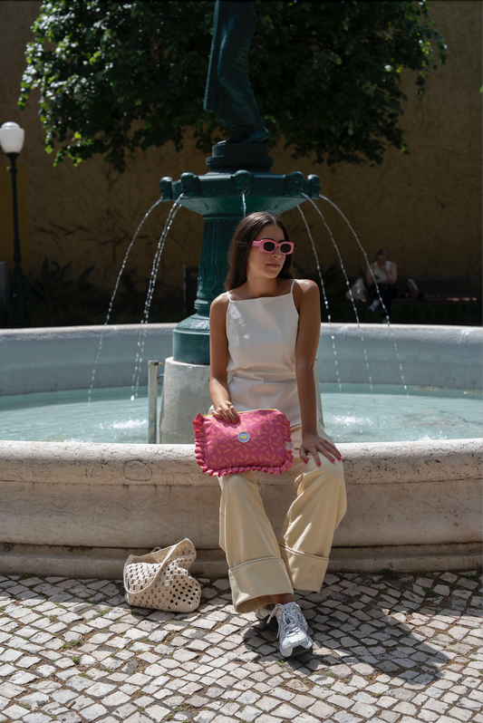 Clutch bag Julieta in Pink