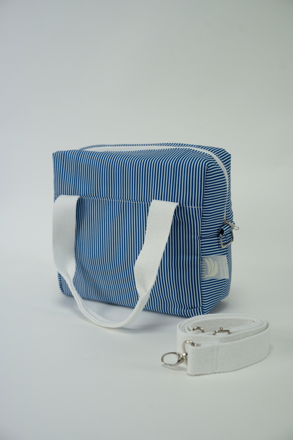 Lunch bag Stripes in Blue